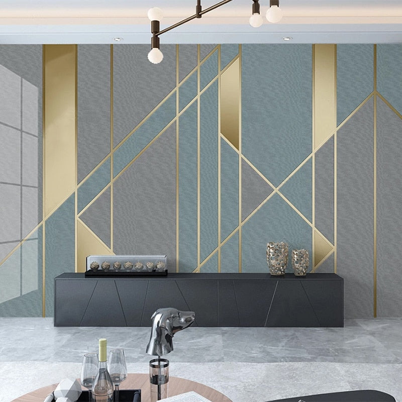 Custom Wallpaper Geometric Lines